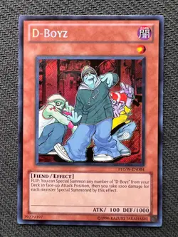 Yugioh D-Boyz Unlimited Edition Secret Rare PHSW-EN084 NM - Image 1