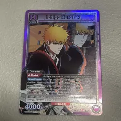 Union Arena Bleach Ichigo Kurosaki UE01BT/BLC-1-041 Super Rare SR - Image 1