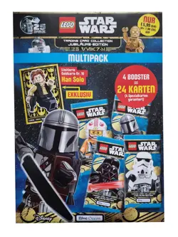 LEGO Star Wars Trading Cards Serie 5 – 1x Multipack Set alle 4x verschiedene Mu - Image 2