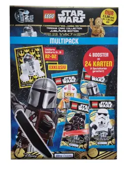 LEGO Star Wars Trading Cards Serie 5 – 1x Multipack Set alle 4x verschiedene Mu - Image 5