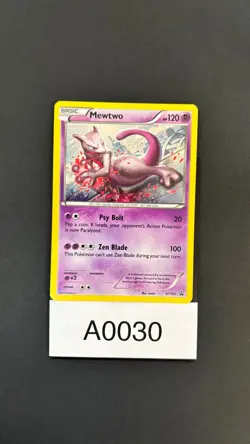 Pokemon TCG Mewtwo XY101 Black Star Promo Card English - Image 3