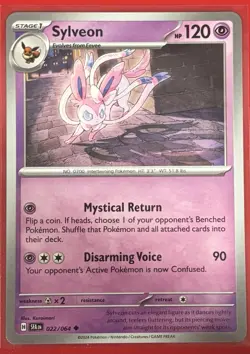 Sylveon 022/064 Pokemon Sv: Shrouded Fable Regular Card - Image 1