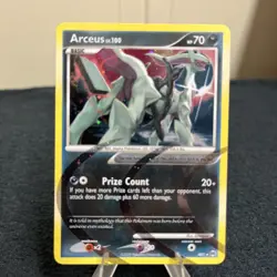 Arceus - AR1 - Pokemon Arceus Holo Card Lv. 100 Huge Swirl - Image 2