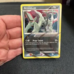 Arceus - AR1 - Pokemon Arceus Holo Card Lv. 100 Huge Swirl - Image 4