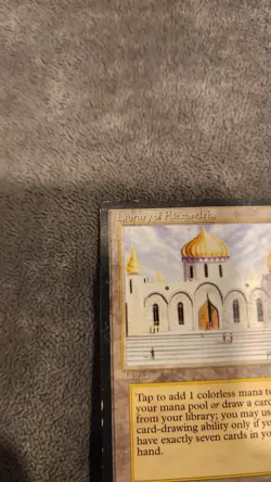 Mtg Library of Alexandria Moderately Played Arabian Nights - Image 3