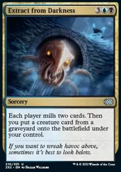 MTG Magic the Gathering Extract from Darkness (210/603) Double Masters 2022 NM - Image 1