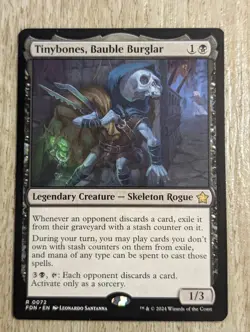 1 x Tinybones, Bauble Burglar - Magic: The Gathering Foundations - NM-Mint - MTG - Image 1
