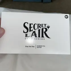 Mtg: Secret Lair Slay The Day (Rainbow Foil)!! Sealed In Hand! - Image 1