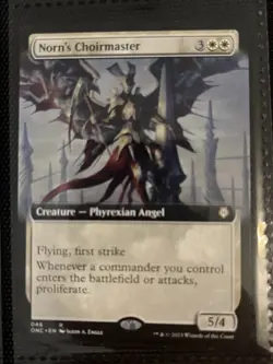 Norn's Choirmaster (Extended Art) Commander: Phyrexia: All Will Be One Regular - Image 1