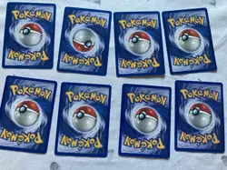 Bulbasaur x2 044/102 Base Set Reg pokemon card original 1999 rare 8 card set - Image 2
