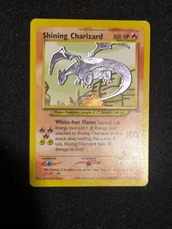 2002 Shining Charizard Neo Destiny Holo Pokemon Card 107/105 #107 ENG - Image 1
