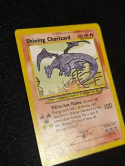 2002 Shining Charizard Neo Destiny Holo Pokemon Card 107/105 #107 ENG - Image 3