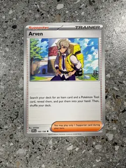 Pokemon TCG Cards Arven 166/198 Scarlet & Violet Uncommon NM-M - Image 1