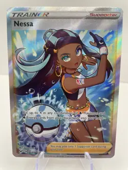 Nessa - TG27/TG30 - Pokemon Lost Origins Trainer Gallery Full Art Rare Card NM - Image 1
