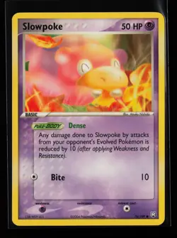 Slowpoke 76/109 Common Non Holo Team Rocket Returns Pokemon Card - Image 1