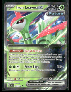 Iron Leaves ex - 025/162 - Temporal Forces (TEF) Double Rare Holo Pokemon TCG - Image 1