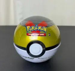 Pokemon Level Poke Ball Tin 3 Packs And Coin TCG, Sealed, For Ages 6+ 820650805004 - Image 1
