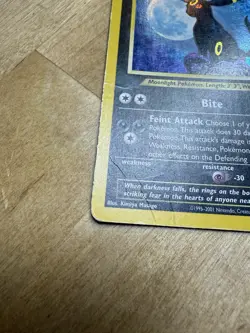 Umbreon 13/75 Neo Discovery Holo Pokemon - Image 3