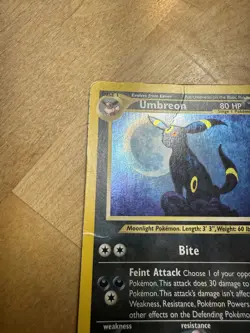 Umbreon 13/75 Neo Discovery Holo Pokemon - Image 4