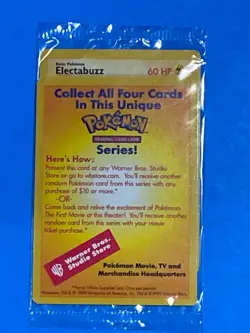 Pokemon 1999 First Movie Black Star Promo Set + Pokemon 2000 Ancient Mew Sealed - Image 3