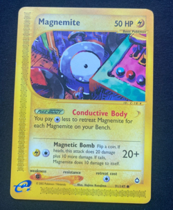 Pokemon TCG Magnemite Aquapolis 91/147 Regular (LP) - Image 1