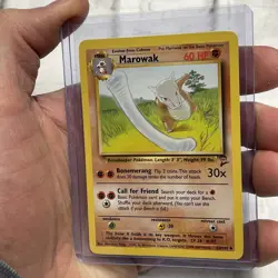 Pokemon TCG Marowak Base Set 2 52/130 Regular Unlimited Uncommon NM Near Mint - Image 2