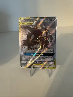 Umbreon & Darkrai GX Tag Team SM241 Alternate Full Art Promo Pokemon *Damaged - Image 1