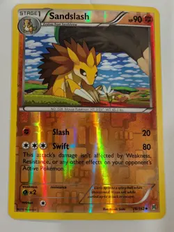 Sandslash 76/162 - XY Breakthrough Reverse Pokemon Holo Foil Rare Nice! - Image 1
