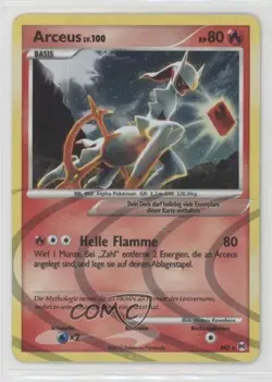 Arceus German Pokemon Platinum #AR3 2009 - Image 1