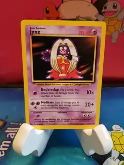 Pokemon TCG Jynx Base Set 31/102 Regular Unlimited Uncommon Near Mint - Image 1