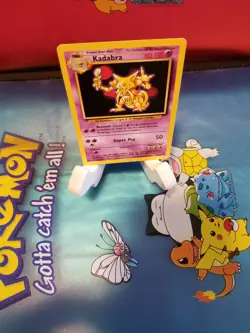 Pokemon TCG Kadabra Base Set 32/102 Regular Unlimited Uncommon Near Mint - Image 4