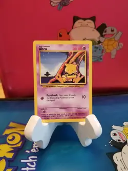 Pokemon TCG Abra Base Set 43/102 Regular Unlimited Common - Image 1