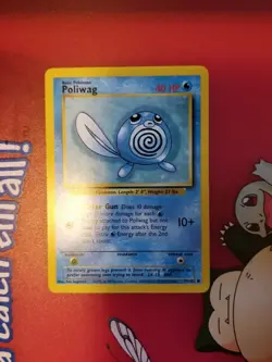 Pokemon TCG Poliwag Base Set 59/102 Regular Unlimited Common - Image 2