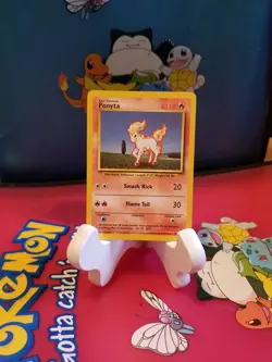 Pokemon TCG Ponyta Base Set 60/102 Regular Unlimited Common - Image 1