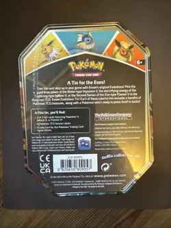 Pokemon TCG: Eevee Evolutions Tin - Jolteon V New Factory Sealed - Image 2