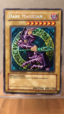 Yu-Gi-Oh! TCG Normal Dark Magician, Limited Edition, Secret Rare Holo #BPT-001 - Image 2
