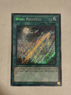 Yugioh Brothers Of Legend Wing Requital BROL-EN016 Spell Secret Rare - Image 1