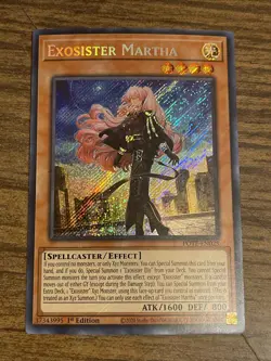 Yugioh Power of the Elements Exosister Martha SCR POTE-EN025 - Image 1