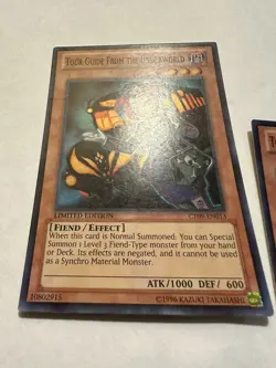 Yu-Gi-Oh! 2x Tour Guide From the Underworld CT09-EN013 Super Rare Limited MP/HP - Image 2