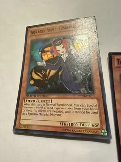 Yu-Gi-Oh! 2x Tour Guide From the Underworld CT09-EN013 Super Rare Limited MP/HP - Image 4