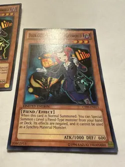 Yu-Gi-Oh! 2x Tour Guide From the Underworld CT09-EN013 Super Rare Limited MP/HP - Image 5