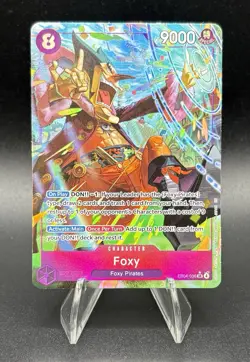 One Piece FOXY EB04-036 OP 14 The Azure Seas Seven SR Alt Art~English - Image 1