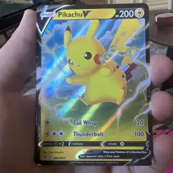 Pokemon TCG Pikachu v Illustration Card 086/264 Rare - Image 1