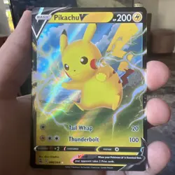 Pokemon TCG Pikachu v Illustration Card 086/264 Rare - Image 2