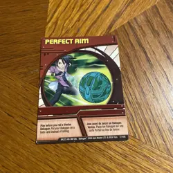 Bakugan Series 3 - 27/48B Red Ability Card - Perfect Aim - Image 1