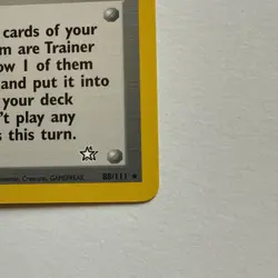 Pokemon TCG Pokegear Neo Genesis Card 88/111 Near Mint Rare - Image 4