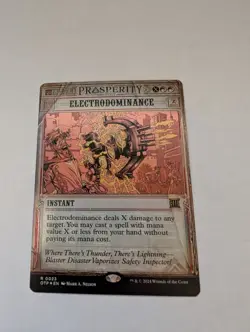 Electrodominance Outlaws of Thunder Junction: Breaking News FOIL MTG - Image 1