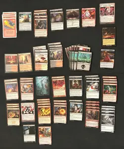 Pauper Radkos Burn Madness Competitive MTG Magic 60 Card Deck 15 Card Sideboard - Image 1