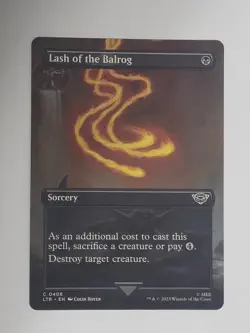 Lash of the Balrog (Borderless) #408 The Lord of the Rings NM - Image 1