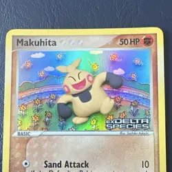 Pokemon Makuhita EX Delta Species Reverse Holo 75/113 2005 Common English - Image 3